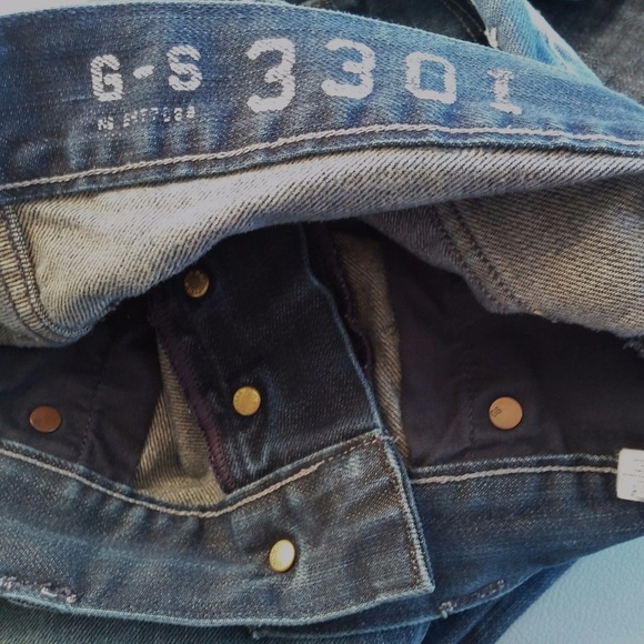 G-Star 3301 Victor Straight Men's Jeans W34 L33 - Picture 3 of 8